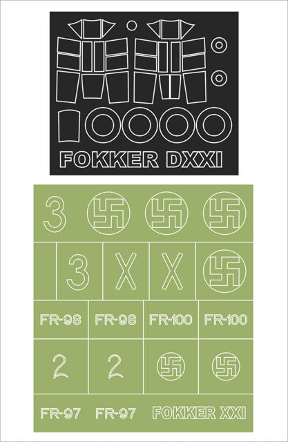 Montex MM48291 1/48 FOKKER DXXI
