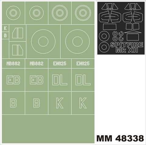 Montex MM48338 1/48 Spitfire MkXII