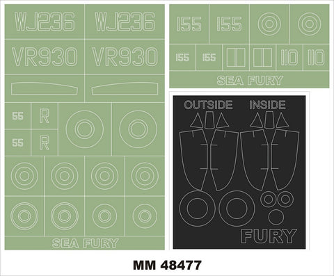 Montex MM48477 1/48 SEA FURY FB.11