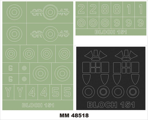 Montex MM48518 1/48 BLOCH 151