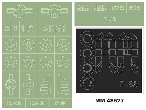 Montex MM48527 1/48 P-43 LANCER