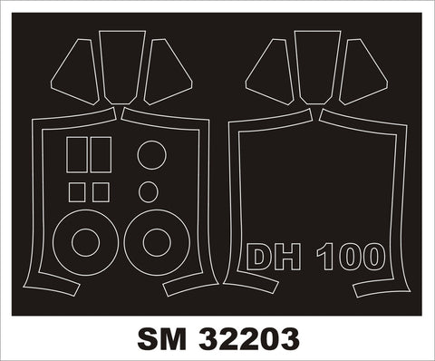 Montex SM32203 1/32 DH 100 VAMPIRE