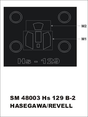 Montex SM48003 1/48 Hs 129 B2