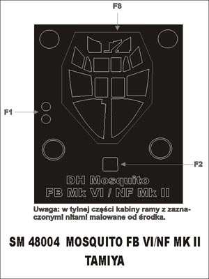 Montex SM48004 1/48 Mosquito FBVI/NF MkII