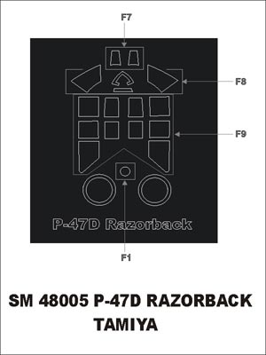 Montex SM48005 1/48 P-47D Razorback