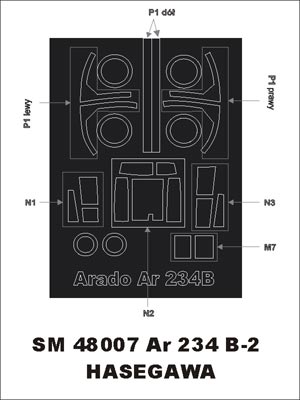 Montex SM48007 1/48 Arado Ar234B2