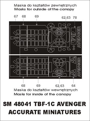 Montex SM48041 1/48 TBF-1C Avenger