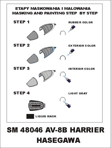 Montex SM48046 1/48 AV-8 B Harrier