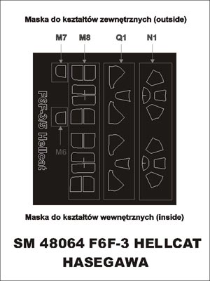 Montex SM48064 1/48 F6F-3 Hellcat