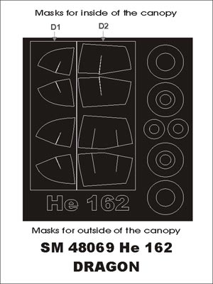 Montex SM48069 1/48 He-162