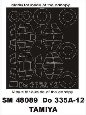 Montex SM48089 1/48 Do-335A-12
