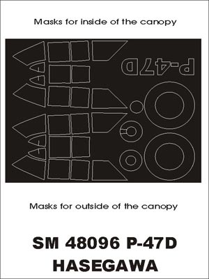 Montex SM48096 1/48 P-47D Razorback