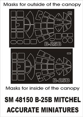 Montex SM48150 1/48 B-25B Mitchell