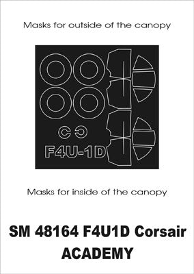 Montex SM48164 1/48 F4U1D Corsair