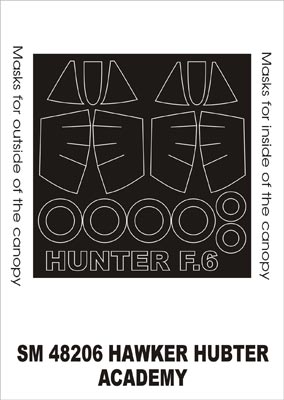 Montex SM48206 1/48 Hawker Hunter F6