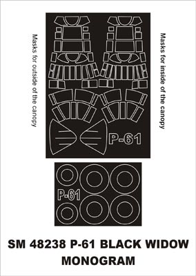 Montex SM48238 1/48 P-61 Black Widow