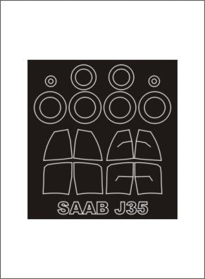 Montex SM48294 1/48 SAAB J-35 DRAKEN