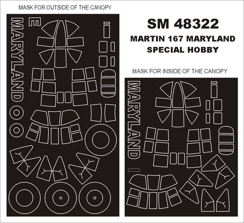 Montex SM48322 1/48 MARTIN 167 MARYLAND