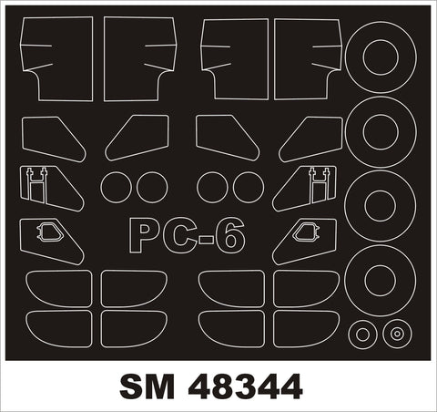 Montex SM48344 1/48 Pilatus PC-6/B1