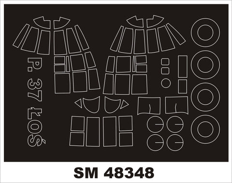 Montex SM48348 1/48 PZL P-37 Los