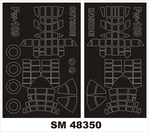 Montex SM48350 1/48 Fw-189 A-1 Nacht Jager
