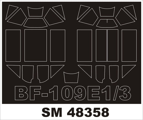 Montex SM48358 1/48 Bf 109E-1/3