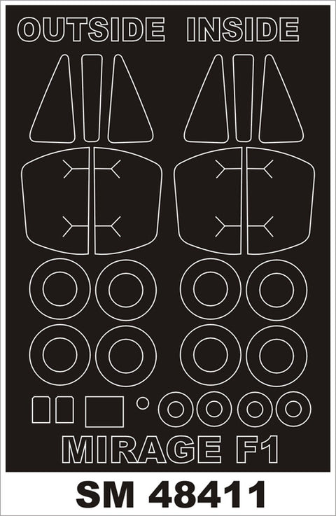 Montex SM48411 1/48 MIRAGE F1 CT/CR