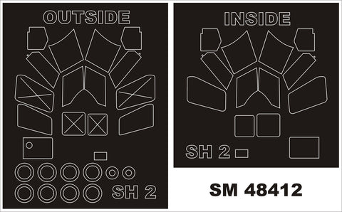 Montex SM48412 1/48 SH-2F SEASPRITE