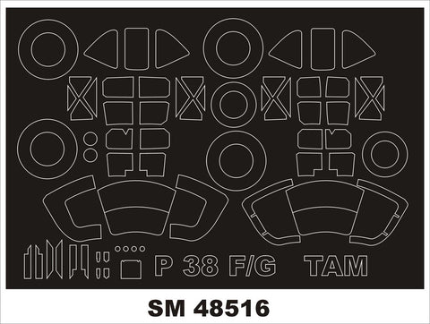 Montex SM48516 1/48 P-38F-G