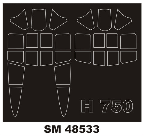 Montex SM48533 1/48 H-75 HAWK