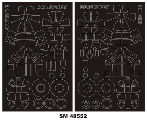 Montex SM48552 1/48 BRISTOL BEAUFORT