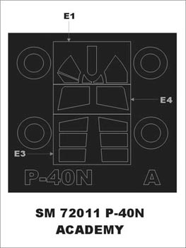 Montex SM72011 1/72 P - 40 N