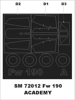 Montex SM72012 1/72 Fw 190
