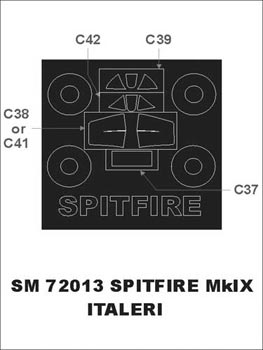 Montex SM72013 1/72 Spitfire MkIX