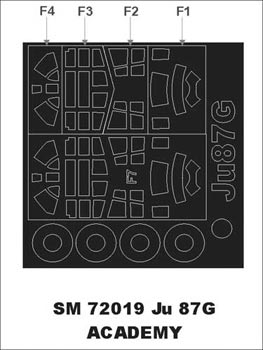 Montex SM72019 1/72 Ju-87 G