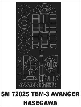 Montex SM72025 1/72 TBM-3 Avenger