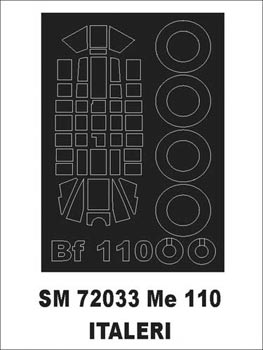 Montex SM72033 1/72 Bf-110G