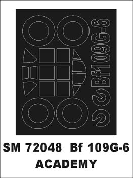 Montex SM72048 1/72 Bf-109G-6