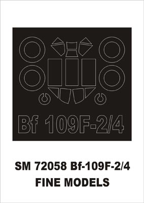 Montex SM72058 1/72 Bf-109F-2/4