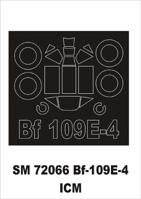 Montex SM72066 1/72 Bf 109E-4