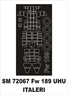 Montex SM72067 1/72 Fw-189 Uhu