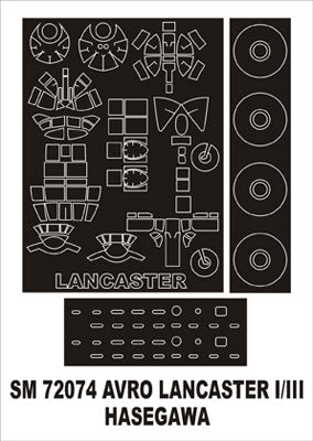 Montex SM72074 1/72 Lancaster Mk I/III