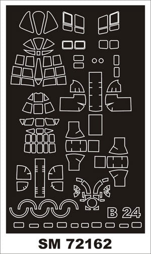 Montex SM72162 1/72 B-24D/J Liberator