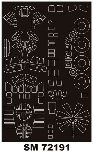 Montex SM72191 1/72 DOUGLAS DIGBY