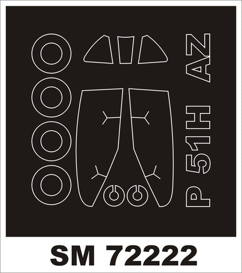 Montex SM72222 1/72 P-51H MUSTANG
