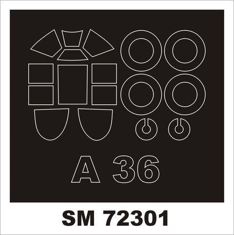 Montex SM72301 1/72 A-36 APACHE