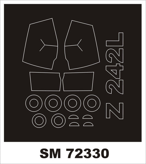 Montex SM72330 1/72 ZLIN 242L