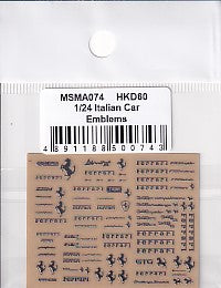 MSM Creation MSMA074 1/24 Ferrari Metal Emblem #2
