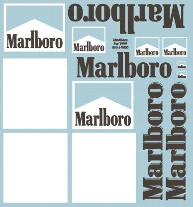 MSM Creation MSMD001 1/24 Lancer Evolution VI Marlboro Decals (1999 China Rally) (For Tamiya)