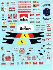 MSM Creation MSMD088 1/12 Decals for M. Schumacher Figure (Ferrari 1996–2006)